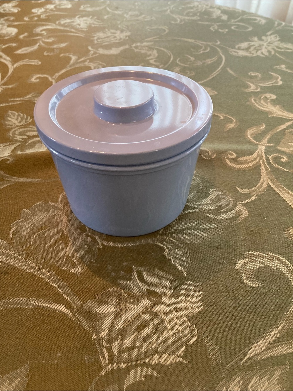 Blue butter Storage Jar with Lid